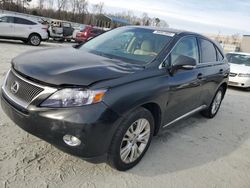 Salvage cars for sale at Spartanburg, SC auction: 2010 Lexus RX 450H