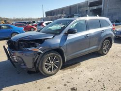 Salvage cars for sale from Copart Fredericksburg, VA: 2018 Toyota Highlander SE