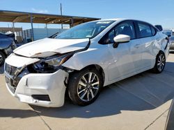 Salvage cars for sale at Grand Prairie, TX auction: 2022 Nissan Versa SV