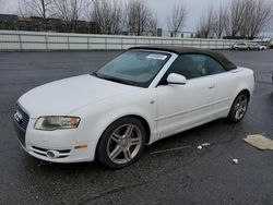 2007 Audi A4 2.0T Cabriolet en venta en Arlington, WA