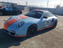 Salvage cars for sale at Sun Valley, CA auction: 2001 Porsche 911 Turbo