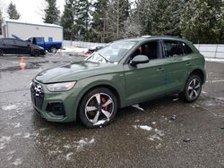 Salvage cars for sale at Arlington, WA auction: 2024 Audi Q5 Premium Plus 45