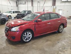 Salvage cars for sale at Franklin, WI auction: 2013 Nissan Sentra S