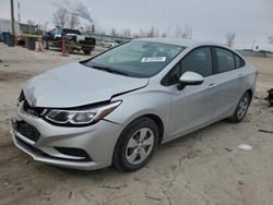 Salvage cars for sale at Pekin, IL auction: 2016 Chevrolet Cruze LS