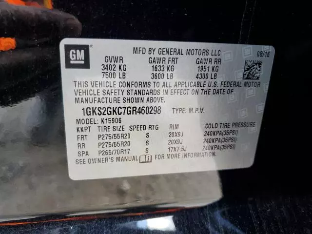 2016 GMC Yukon XL K1500 SLT