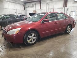 Salvage cars for sale at Franklin, WI auction: 2005 Honda Accord EX