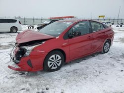 Salvage cars for sale at Cahokia Heights, IL auction: 2018 Toyota Prius