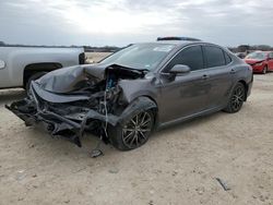 Salvage cars for sale at San Antonio, TX auction: 2024 Toyota Camry SE Night Shade