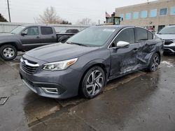 Salvage cars for sale at Littleton, CO auction: 2020 Subaru Legacy Touring XT