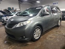 Salvage cars for sale at Elgin, IL auction: 2011 Toyota Sienna XLE