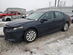 Salvage cars for sale at Wayland, MI auction: 2020 Toyota Camry LE