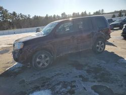 Salvage cars for sale at Windham, ME auction: 2012 Honda Pilot EXL