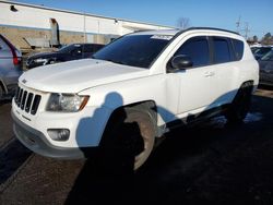 Salvage cars for sale at New Britain, CT auction: 2012 Jeep Compass Latitude