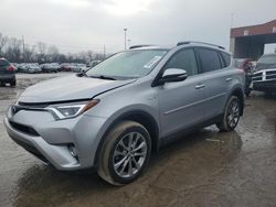 Salvage cars for sale at Fort Wayne, IN auction: 2017 Toyota Rav4 HV Limited