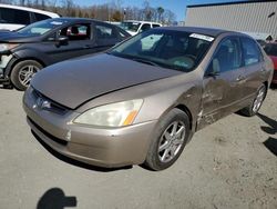 Salvage cars for sale at Spartanburg, SC auction: 2004 Honda Accord EX