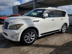 Salvage cars for sale at West Palm Beach, FL auction: 2013 Infiniti QX56