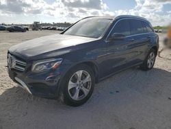 Salvage cars for sale at West Palm Beach, FL auction: 2018 Mercedes-Benz GLC 300 4matic