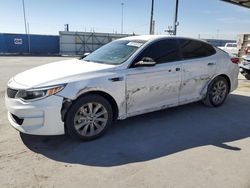 Salvage cars for sale at Anthony, TX auction: 2018 KIA Optima LX