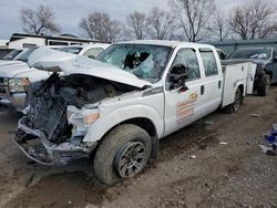 Salvage trucks for sale at Pekin, IL auction: 2011 Ford F250 Super Duty