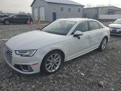 Salvage cars for sale at Barberton, OH auction: 2019 Audi A4 Premium Plus