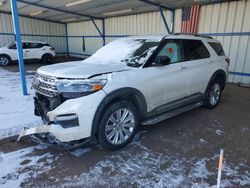 Salvage cars for sale at Colorado Springs, CO auction: 2020 Ford Explorer Limited