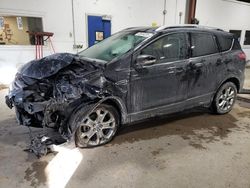 Salvage cars for sale at Blaine, MN auction: 2015 Ford Escape Titanium