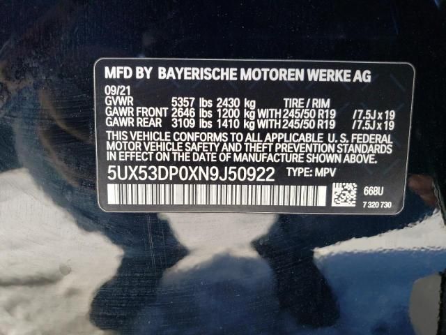 2022 BMW X3 XDRIVE30I