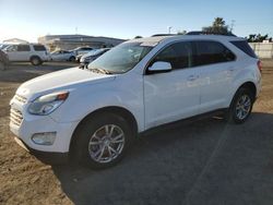 Chevrolet Equinox lt salvage cars for sale: 2017 Chevrolet Equinox LT