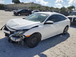 Honda salvage cars for sale: 2018 Honda Civic LX