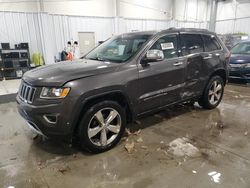 Salvage cars for sale at Wayland, MI auction: 2015 Jeep Grand Cherokee Limited