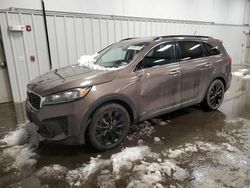 Salvage cars for sale at Windham, ME auction: 2019 KIA Sorento LX