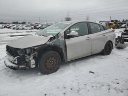 Toyota salvage cars for sale: 2021 Toyota Prius Prime LE