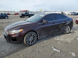 Salvage cars for sale at Cahokia Heights, IL auction: 2019 Ford Fusion SE