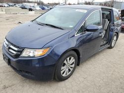 Salvage cars for sale at Bridgeton, MO auction: 2016 Honda Odyssey EXL