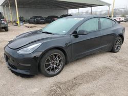 Salvage cars for sale from Copart Houston, TX: 2022 Tesla Model 3