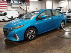 Salvage cars for sale at New Britain, CT auction: 2017 Toyota Prius Prime