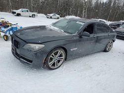 Salvage cars for sale from Copart Ontario Auction, ON: 2012 BMW 750 LXI