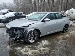 Salvage cars for sale at East Granby, CT auction: 2023 Nissan Sentra SV