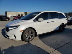 Salvage cars for sale at auction: 2021 Honda Odyssey EX