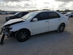 Salvage cars for sale at West Palm Beach, FL auction: 2007 Toyota Corolla CE