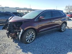 Salvage cars for sale at Riverview, FL auction: 2017 Ford Edge Titanium