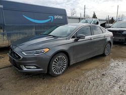 2017 Ford Fusion SE en venta en Lansing, MI