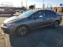 Salvage cars for sale at Wilmington, CA auction: 2015 Honda Civic EXL