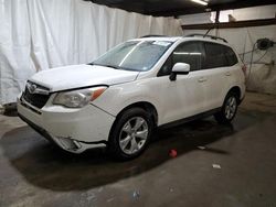 Salvage cars for sale at Ebensburg, PA auction: 2015 Subaru Forester 2.5I Premium