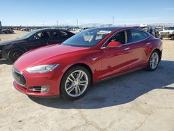 Salvage cars for sale at Sun Valley, CA auction: 2013 Tesla Model S