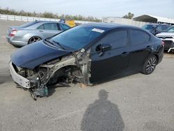 Salvage cars for sale at Fresno, CA auction: 2015 Honda Civic EXL