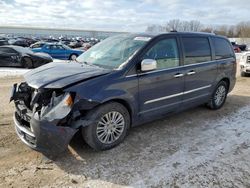 Salvage cars for sale at Davison, MI auction: 2016 Chrysler Town & Country Limited