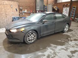 Salvage cars for sale at Ebensburg, PA auction: 2015 Ford Fusion SE