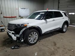 Salvage cars for sale at Franklin, WI auction: 2022 Ford Explorer Limited