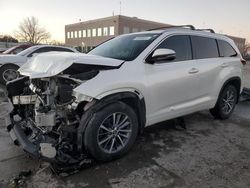 Carros salvage sin ofertas aún a la venta en subasta: 2017 Toyota Highlander SE